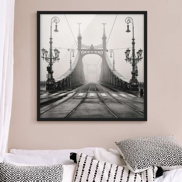 Poster encadré - Bridge in Budapest
