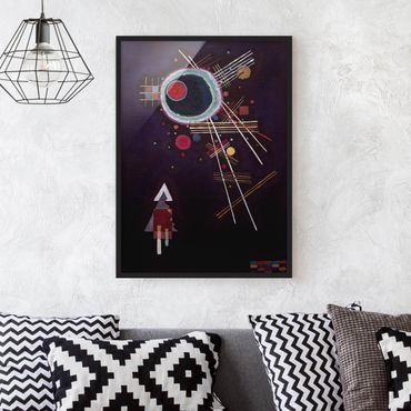 Poster encadré - Wassily Kandinsky - Ray Lines