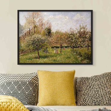 Poster encadré - Camille Pissarro - Spring In Eragny