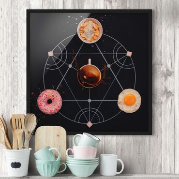 Poster encadré - Alchemy Of Breakfast