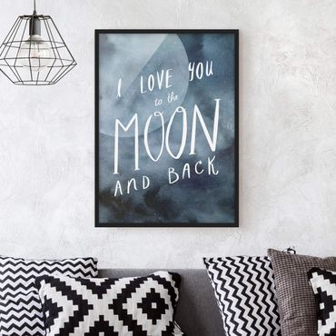 Poster encadré - Heavenly Love - Moon