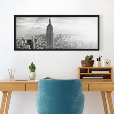 Poster encadré - Manhattan Skyline