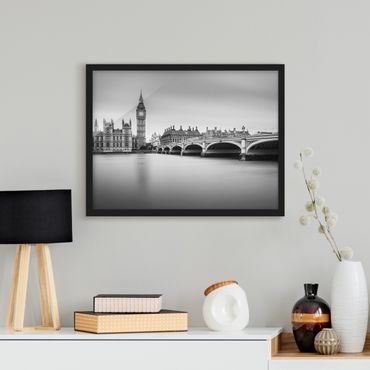 Poster encadré - Westminster Bridge And Big Ben