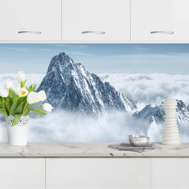 Revêtement mural cuisine - The Alps Above The Clouds