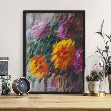 Poster encadré - Alexej von Jawlensky - Chrysanthemums in the Storm
