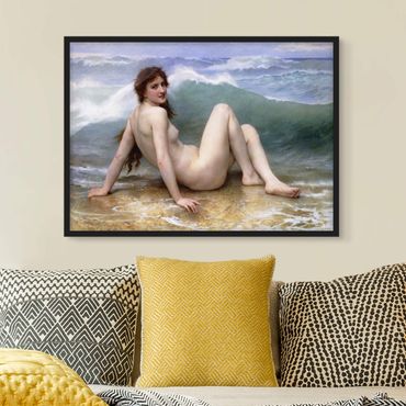 Poster encadré - William Adolphe Bouguereau - The Wave