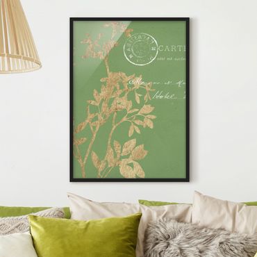 Poster encadré - Golden Leaves On Lind I