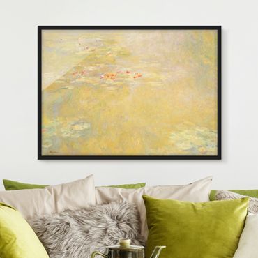 Poster encadré - Claude Monet - The Water Lily Pond