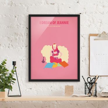 Poster encadré - Film Poster I Dream Of Jeannie