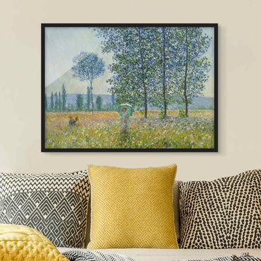 Poster encadré - Claude Monet - Fields In Spring