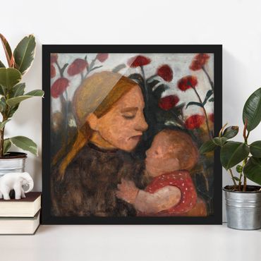 Poster encadré - Paula Modersohn-Becker - Girl with Child