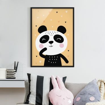 Poster encadré - The Happiest Panda