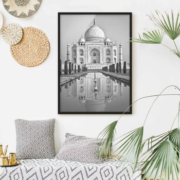 Poster encadré - Taj Mahal With Garden