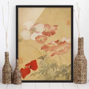 Poster encadré - Yun Shouping - Poppy Flower