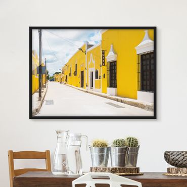 Poster encadré - City In Yellow
