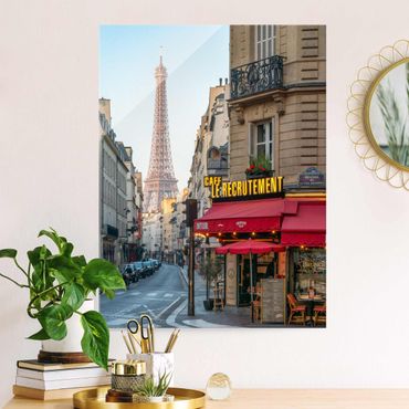 Tableau en verre - Streets Of Paris