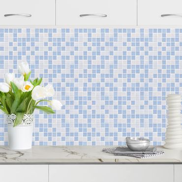 Revêtement mural cuisine - Mosaic Tiles Light Blue