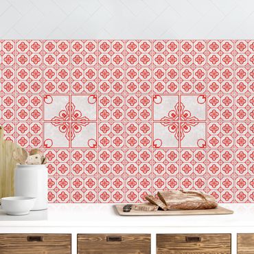 Revêtement mural cuisine - Postage Red