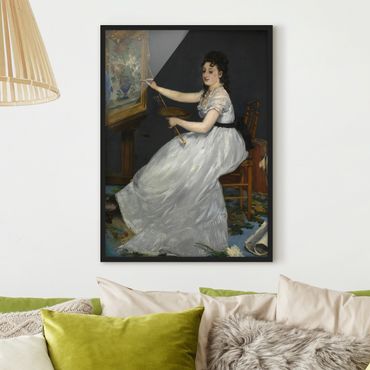 Poster encadré - Edouard Manet - Eva Gonzalès