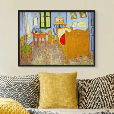 Poster encadré - Vincent Van Gogh - Bedroom In Arles