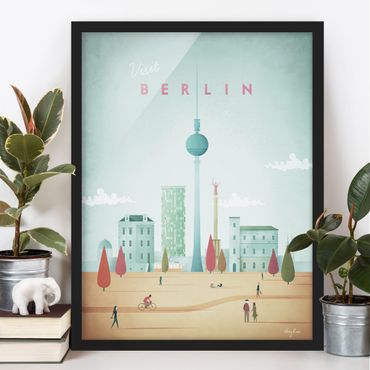 Poster encadré - Travel Poster - Berlin