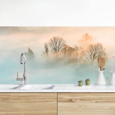 Revêtement mural cuisine - Fog At Sunrise