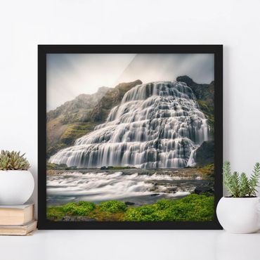 Poster encadré - Dynjandi Waterfall