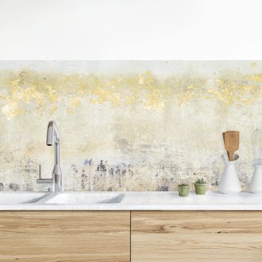 Revêtement mural cuisine - Golden Colour Fields I