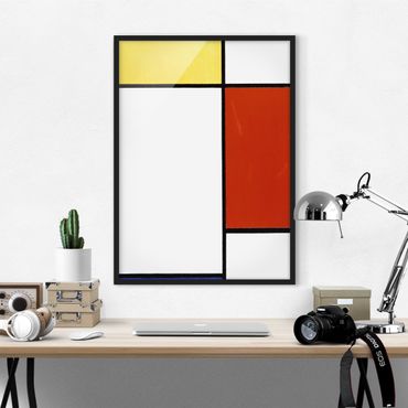 Poster encadré - Piet Mondrian - Composition I