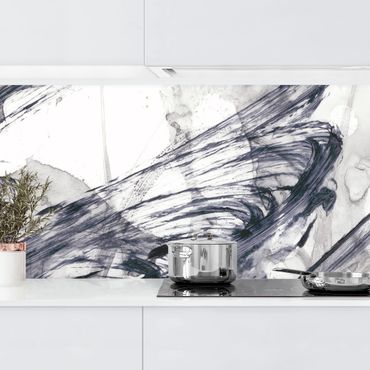 Revêtement mural cuisine - Sonar Black And White I