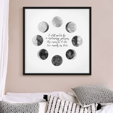 Poster encadré - Ode To The Moon - Love