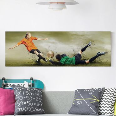 Impression sur toile - Clash Of The Football Players