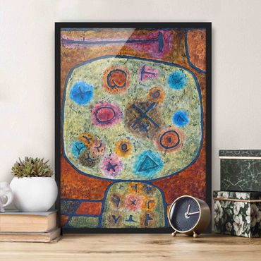 Poster encadré - Paul Klee - Flowers in Stone