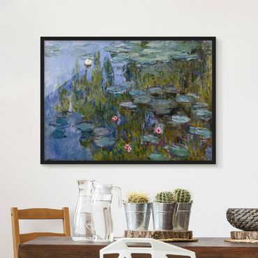 Poster encadré - Claude Monet - Water Lilies (Nympheas)