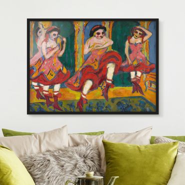Poster encadré - Ernst Ludwig Kirchner - Czardas Dancers