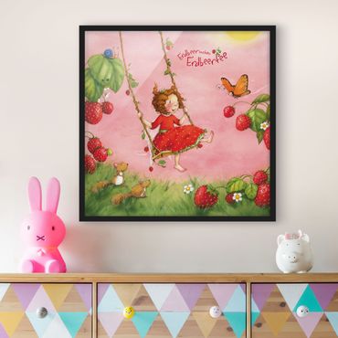 Poster encadré - Little Strawberry Strawberry Fairy - Tree Swing