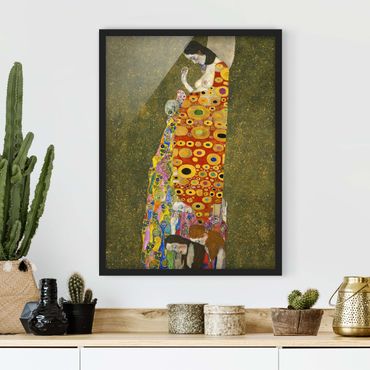 Poster encadré - Gustav Klimt - Hope II