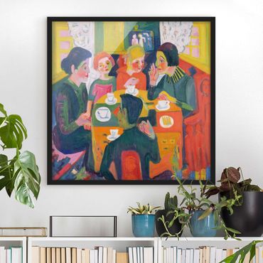 Poster encadré - Ernst Ludwig Kirchner - Coffee Table