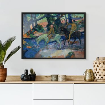 Poster encadré - Paul Gauguin - Escape, The Ford