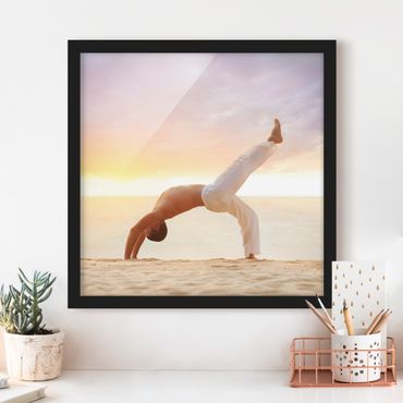 Poster encadré - Yoga In The Morning