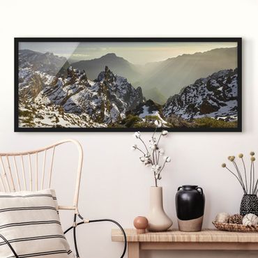 Poster encadré - Mountains In La Palma