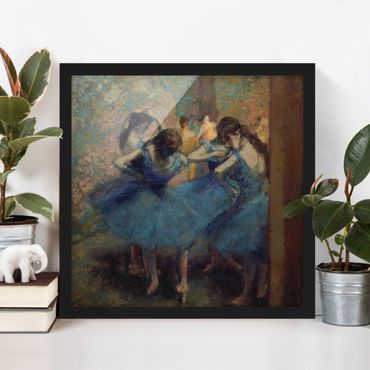 Poster encadré - Edgar Degas - Blue Dancers