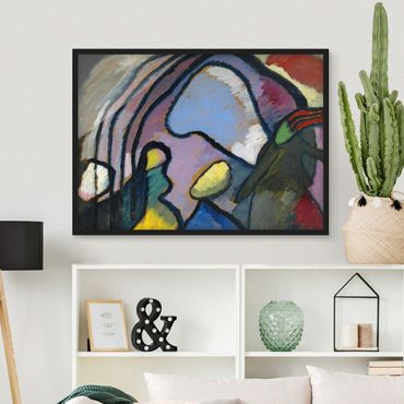 Poster encadré - Wassily Kandinsky - Study For Improvisation 10
