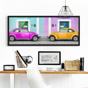 Poster encadré - Dyed Beetles