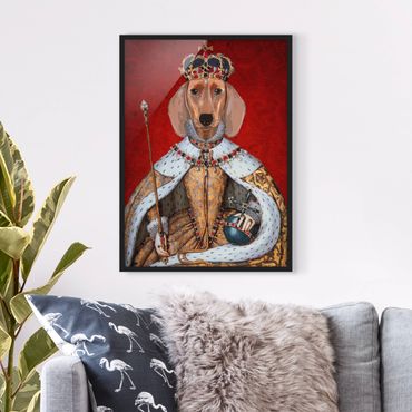 Poster encadré - Animal Portrait - Dachshund Queen