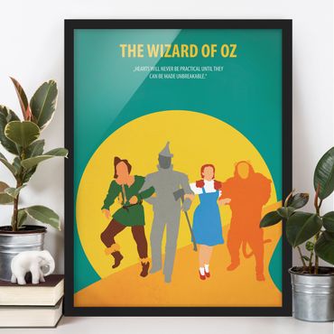 Poster encadré - Film Poster The Wizard Of Oz