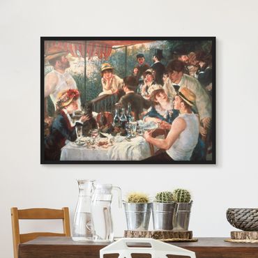 Poster encadré - Auguste Renoir - Luncheon Of The Boating Party