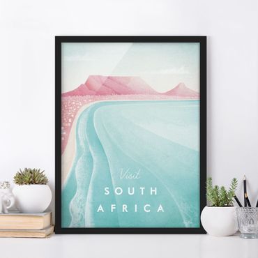 Poster encadré - Travel Poster - South Africa