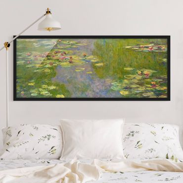 Poster encadré - Claude Monet - Green Waterlilies