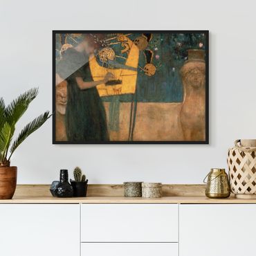 Poster encadré - Gustav Klimt - Music